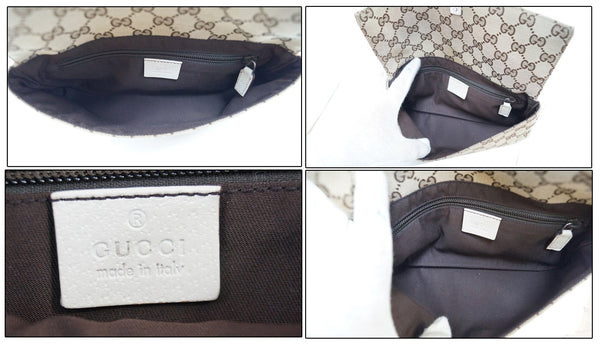 GUCCI GG Canvas Brown Waist Bum Bag 146304