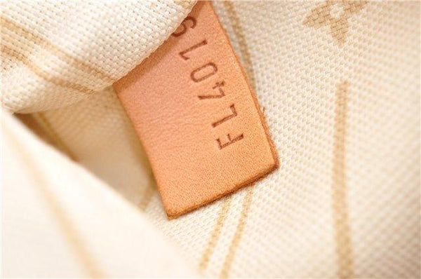 LOUIS VUITTON Damier Azur Neverfull GM Brown Tote Shoulder Bag