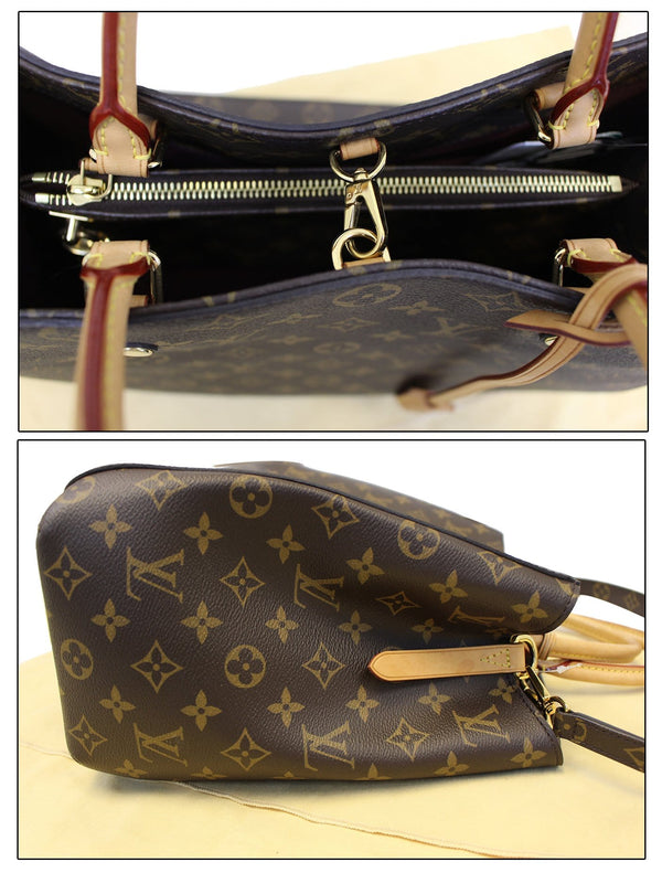 LOUIS VUITTON Monogram Canvas Montaigne GM Shoulder Handbag