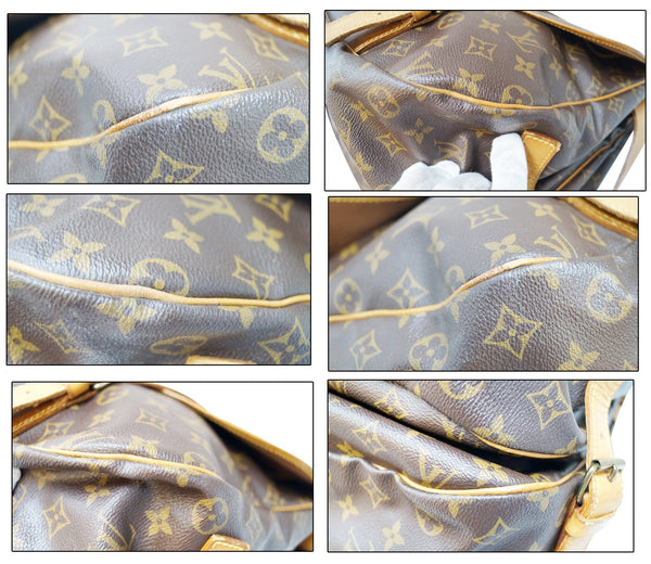 LOUIS VUITTON Monogram Canvas Saumur 43 Shoulder Bag