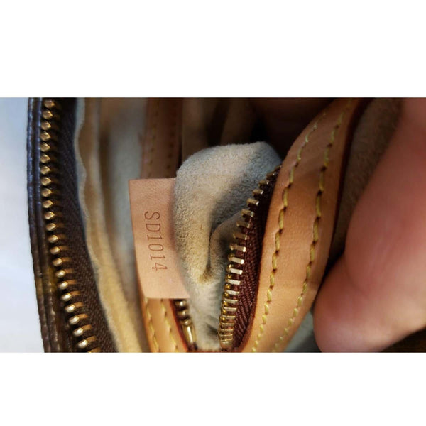 LOUIS VUITTON Looping MM Monogram Canvas Shoulder Bag Brown