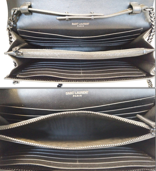 YVES SAINT LAURENT Black Opium Chain Wallet Crossbody Bag-US