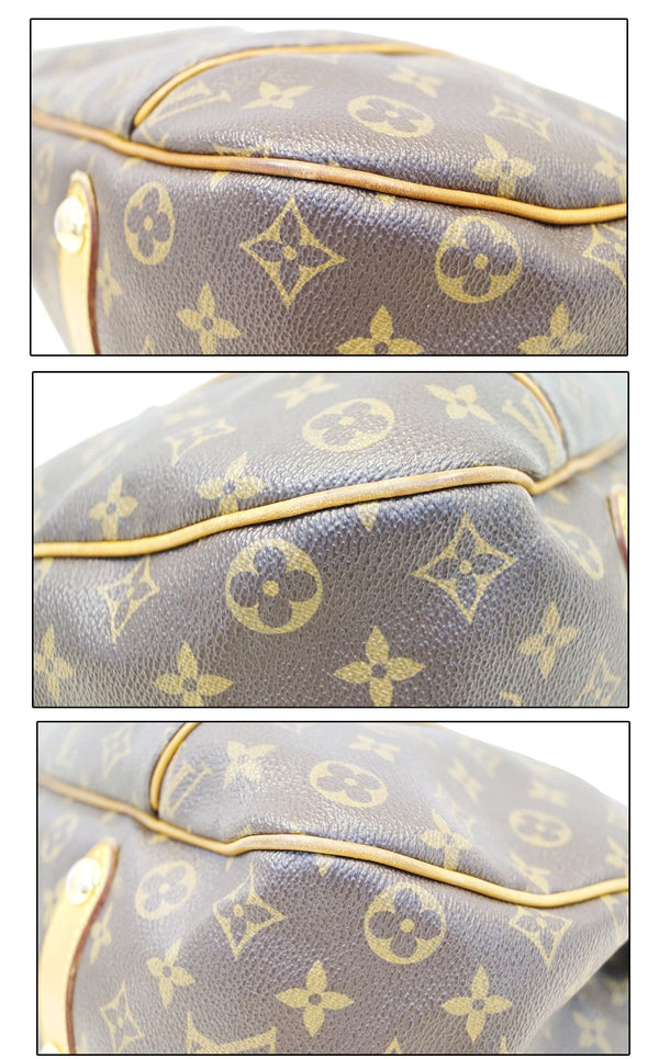 LOUIS VUITTON Monogram Canvas Galliera PM Brown Shoulder Bag