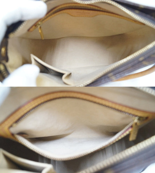 LOUIS VUITTON Monogram Canvas Looping MM Brown Shoulder Bag