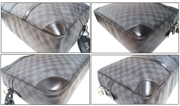 LOUIS VUITTON Damier Graphite Porte-Documents Voyage GM Briefcase Bag