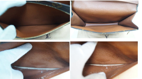 LOUIS VUITTON Monogram Canvas Pochette Rabat Clutch Bag