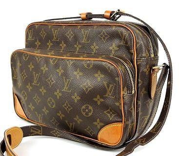 LOUIS VUITTON Monogram Canvas Nil Shoulder Handbag