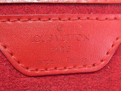 LOUIS VUITTON Red Epi Leather Saint-Jacques Purse Bag