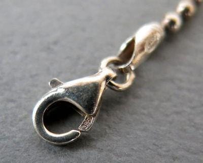 Authentic Gucci Sterling Silver 925 Mini Tag Ball Chain Bracelet w/Box E1496 - Dallas Designer Handbags