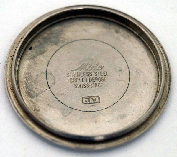 NEW Rare Mens Mido Commander 8669 Automatic Silver SS Day/Date Swiss Watch