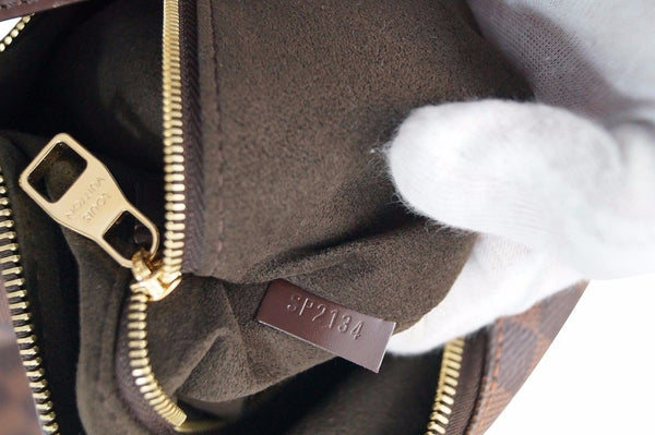 Louis Vuitton Damier Ebene Portobello GM Shoulder Hand Bag