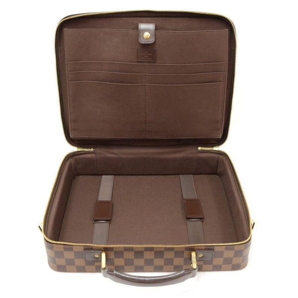 LOUIS VUITTON Ordinator Savannah Ebene Damier Notebook Bag - Final Call