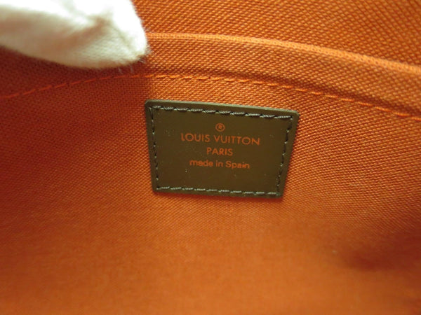 LOUIS VUITTON Monogram Rivela MM Hand bag Damier Ebene