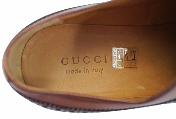 Authentic Gucci Mens US 11 Leather Platform Lace-up Oxford Shoes E1992 - Dallas Designer Handbags