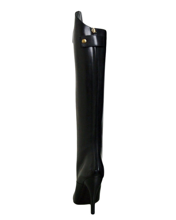Gucci Leather Elizabeth High Heel Riding Boots - Dallas Designer