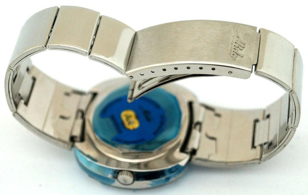 NEW Rare Mens Mido Commander 8669 Automatic Gray SS Day/Date Swiss Watch