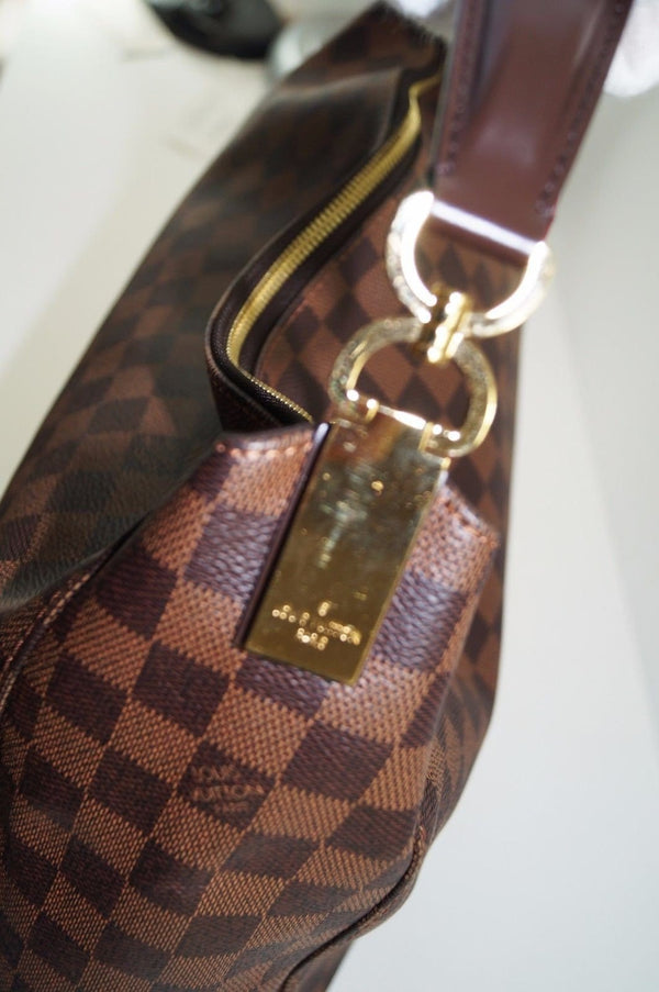 Louis Vuitton Damier Ebene Portobello GM Shoulder Hand Bag