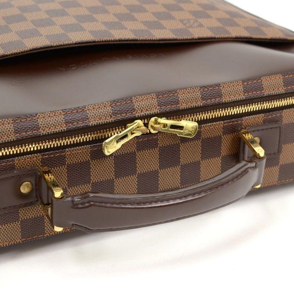 LOUIS VUITTON Ordinator Savannah Ebene Damier Notebook Bag - Final Call