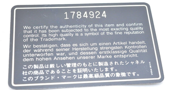 Chanel Shoulder Bag - Vintage Chanel Lambskin Chain Bag - tag