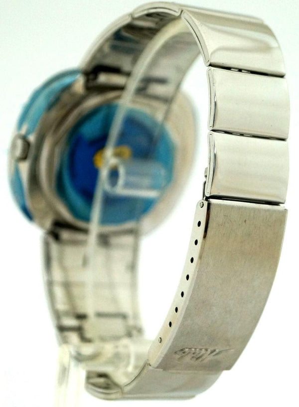 NEW Rare Mens Mido Commander 8669 Automatic Gray SS Day/Date Swiss Watch