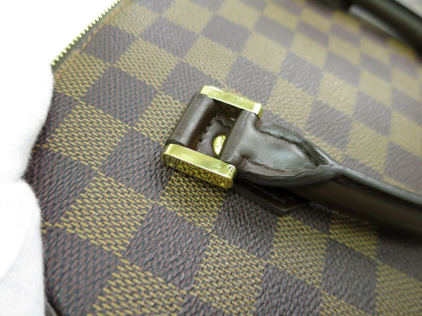 LOUIS VUITTON Monogram Rivela MM Hand bag Damier Ebene
