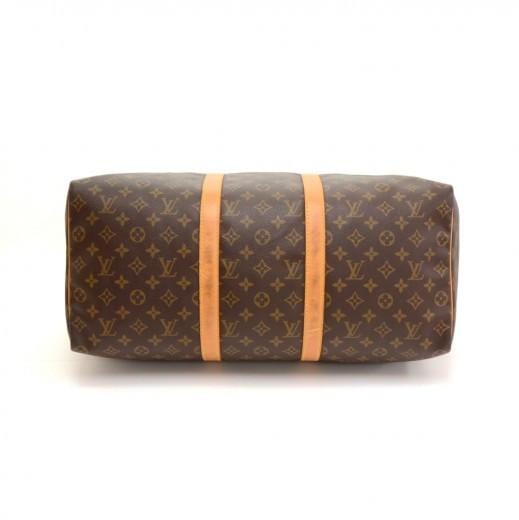 LOUIS VUITTON Keepall 50 Monogram Canvas Duffle Travel Bag