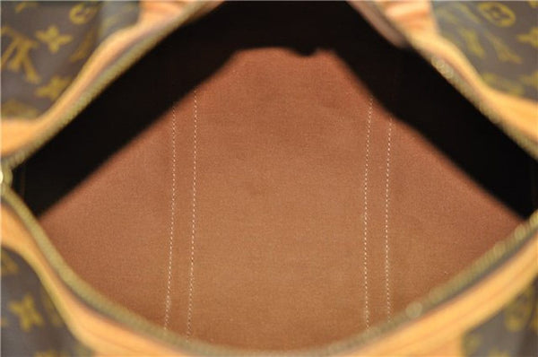 LOUIS VUITTON Monogram Sac Souple 35 Boston Bag Vintage