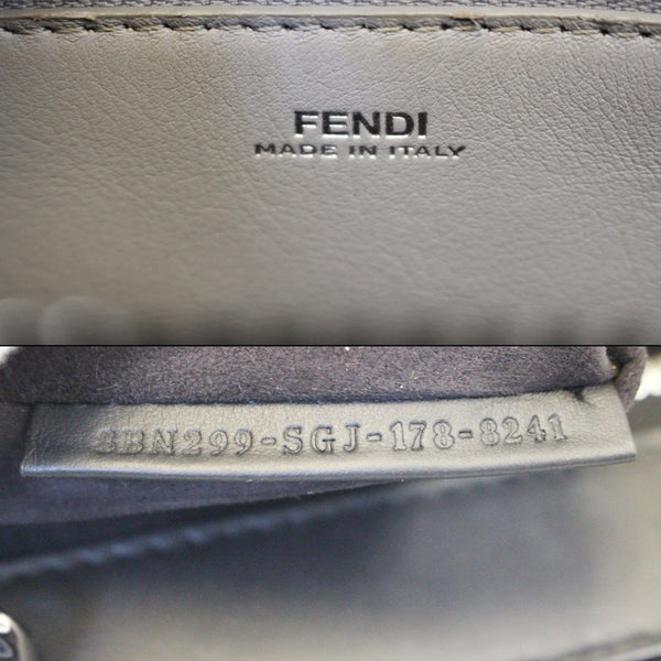Fendi DotCom Faces Click Top Handle Leather - quality interior