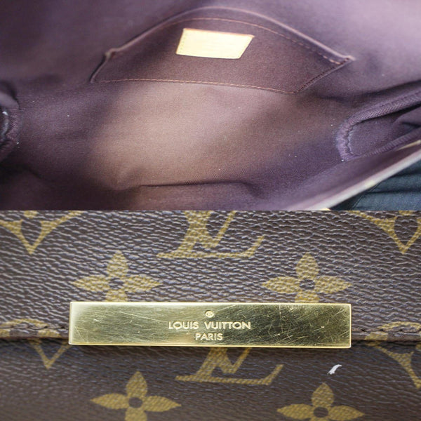 LOUIS VUITTON Favorite MM Monogram Canvas Crossbody Bag Brown