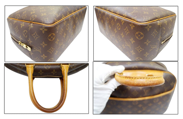 LOUIS VUITTON Monogram Canvas Deauville Boston Satchel Bag