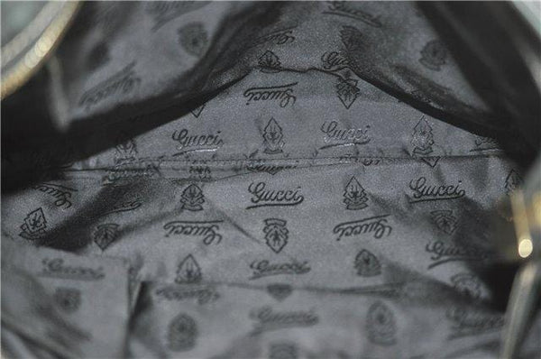 GUCCI Black Guccisima Leather Shima Crossbody Shoulder Bag 201446