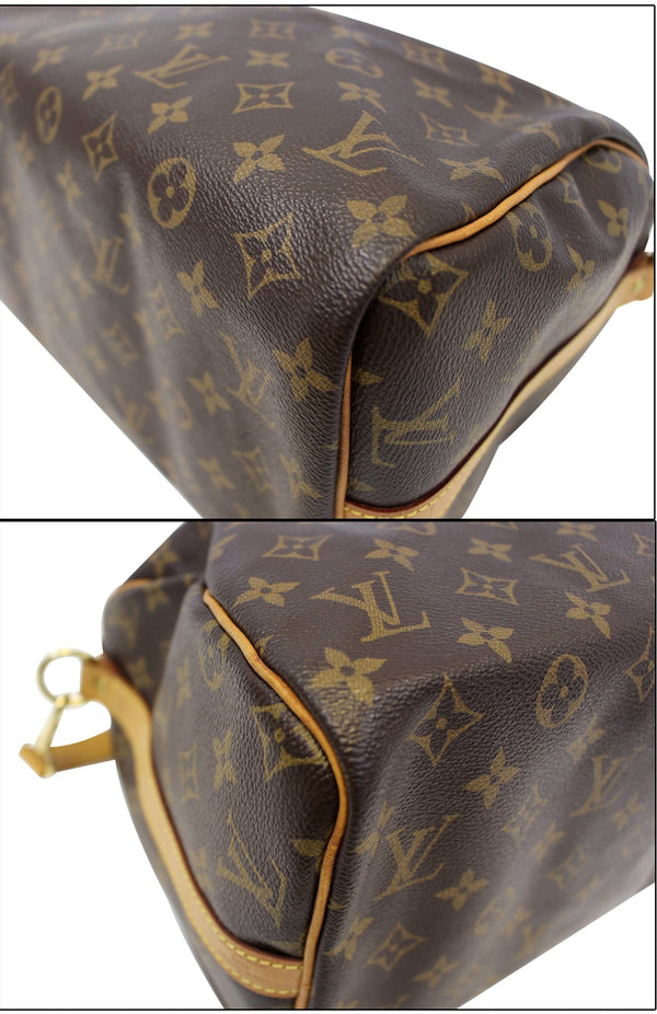 LOUIS VUITTON Monogram Canvas Speedy 30 Bandouliere Satchel Bag