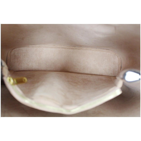 Louis Vuitton Kensington Damier Ebene Shoulder Bag Brown interior