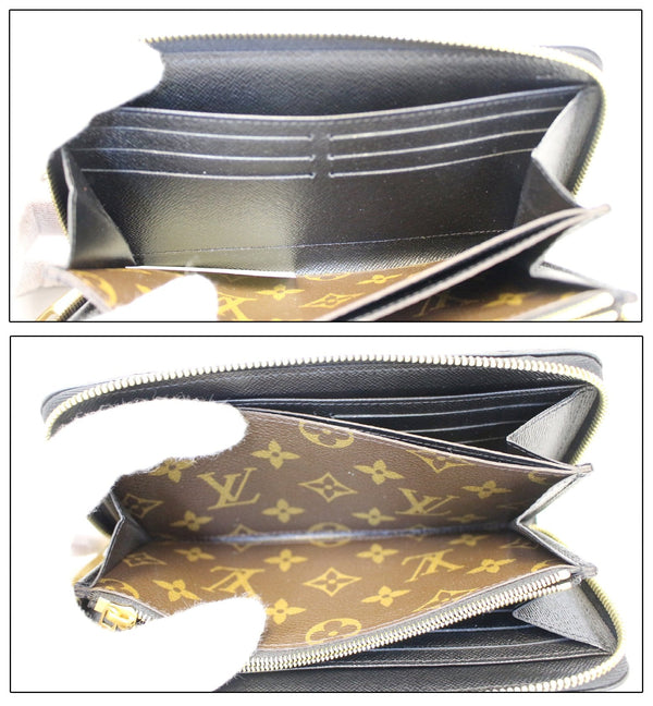 LOUIS VUITTON Monogram Canvas Zippy Retiro Wallet Noir Black