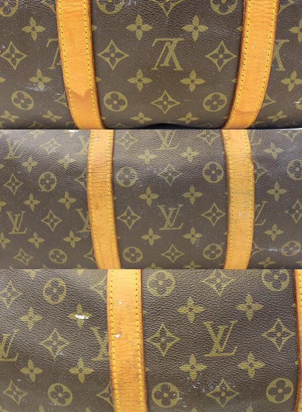 LOUIS VUITTON Monogram Keepall 55 Boston Bag