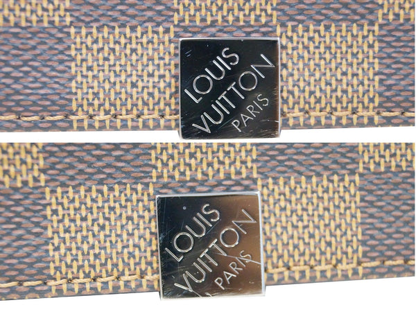 LOUIS VUITTON Brown Damier Ebene District MM Messenger Bag