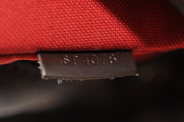 LOUIS VUITTON Damier Ebene Bloomsbury PM Crossbody Bag