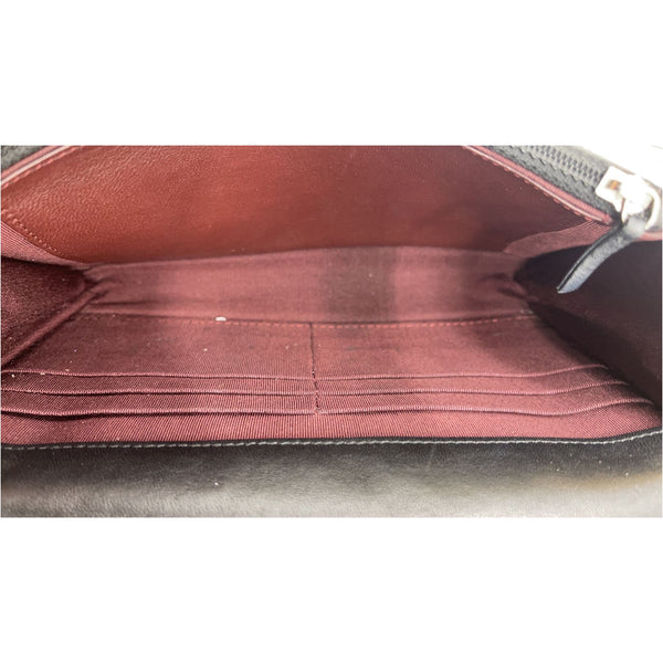 CHANEL WOC Lambskin Leather Chain Crossbody Bag Black