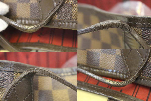 LOUIS VUITTON Damier Ebene Neverfull MM Tote Shoulder Bag