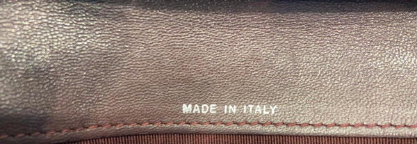 Chanel CC Lambskin Leather Bifold Wallet made in Italy