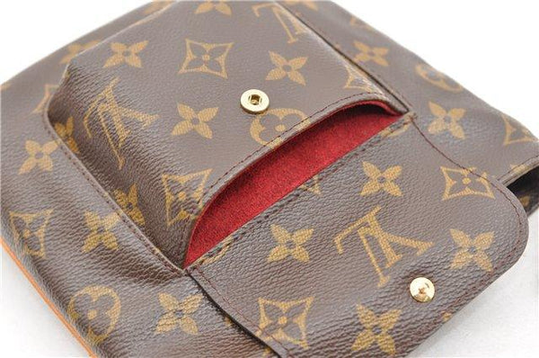 LOUIS VUITTON Monogram Partition Clutch Bag