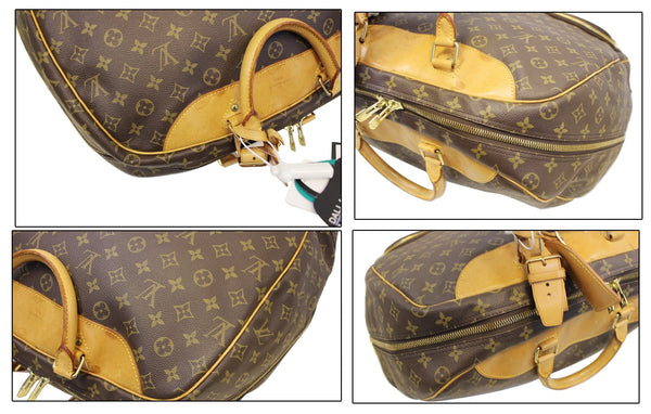 LOUIS VUITTON Monogram Canvas Evasion Brown Boston Travel Bag