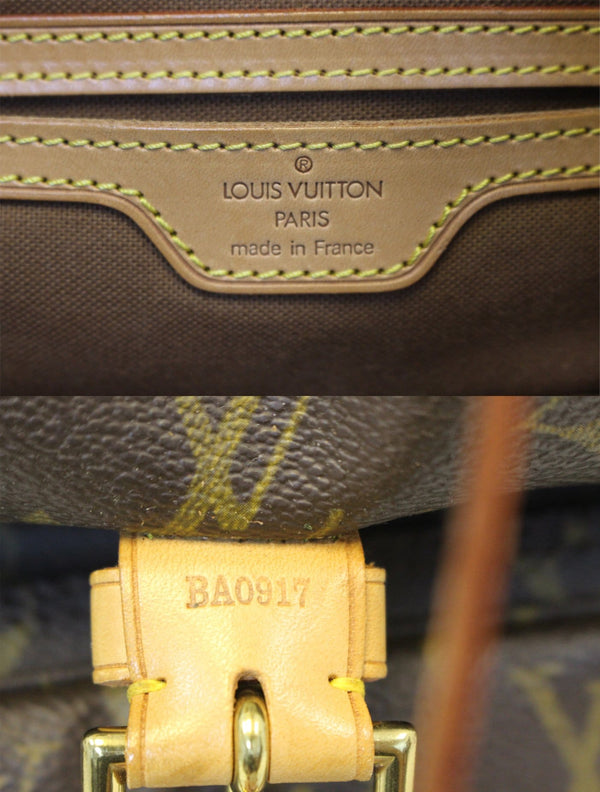 LOUIS VUITTON Monogram Canvas Brown Montsouris GM Backpack Bag