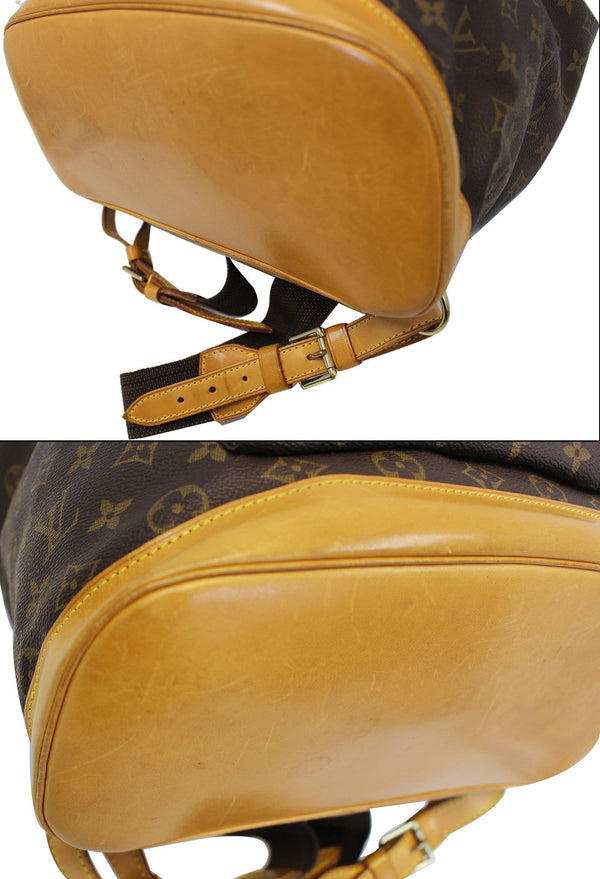 LOUIS VUITTON Monogram Canvas Brown Montsouris GM Backpack Bag