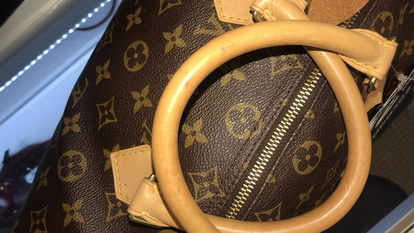 LOUIS VUITTON Monogram Canvas Speedy 30 Satchel Bag