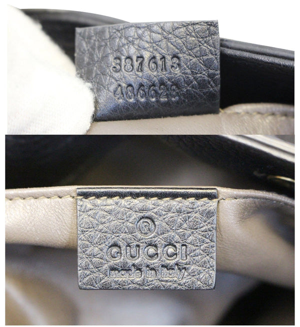Gucci Miss Bamboo Leather Bucket Handbag - gucci logo
