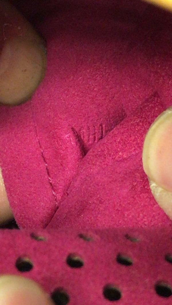 LOUIS VUITTON Fuchsia Monogram Perforated Musette Bag