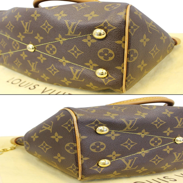 Louis Vuitton Tivoli PM Monogram Canvas Satchel Bag - side view