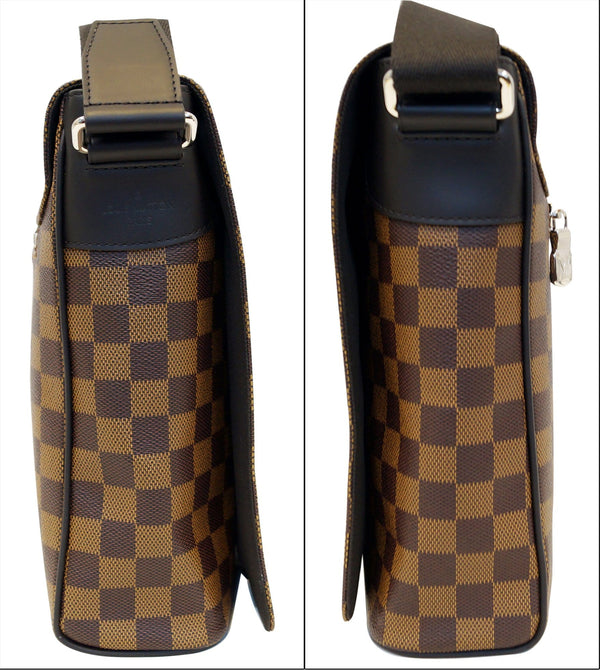 LOUIS VUITTON Brown Damier Ebene District MM Messenger Bag