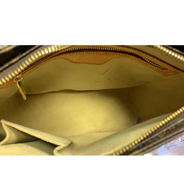 LOUIS VUITTON Looping MM Monogram Canvas Shoulder Bag Brown